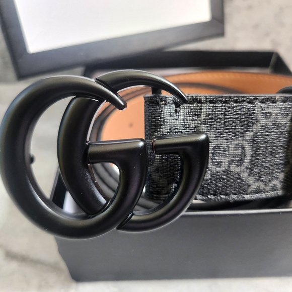 Gucci Black Belt with GG Buckle ✨️🆕️ - Picture 7 of 11